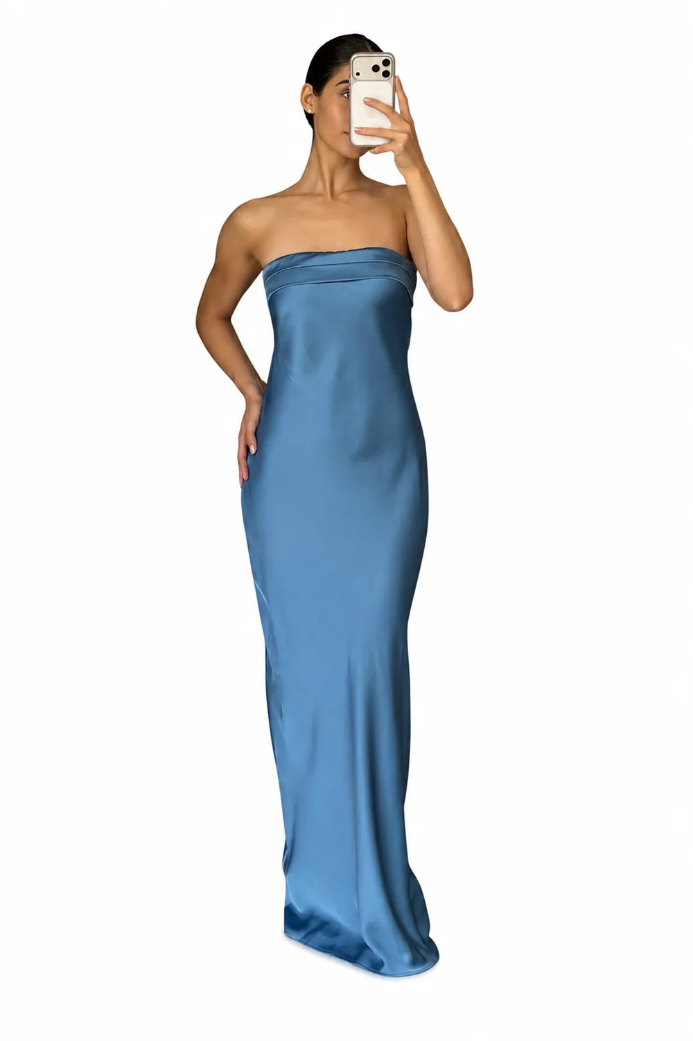 Vestido Camila Blue - frente